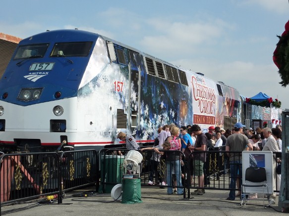 The Christmas Carol Train in Los Angeles