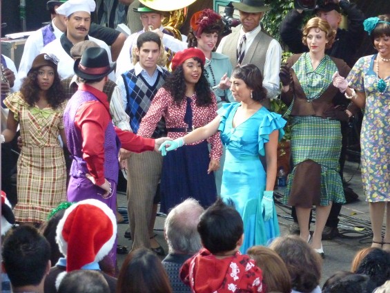 Cheryl and Tony get ready to dance