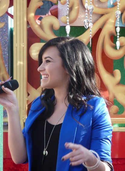 Demi Smiling