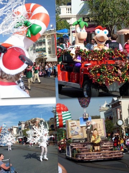 parade floats collage