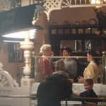 Guy shoots in the Gibson Girl Ice Cream Parlor