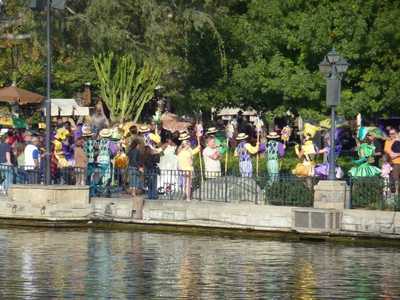 The Procession passes through Frontierland