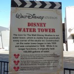 Disney Studios Water Tower Signage