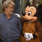 'STAR WARS' DIRECTOR GEORGE LUCAS VISITS 'JEDI MICKEY' AT DISNEY