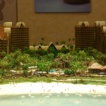 Aulani as viewed from the Kolola Lagoon