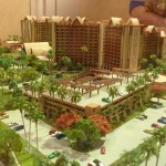 Even the parking structure is themed to blend in with the resort design.