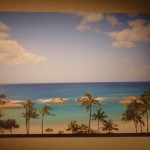 This view of the serene Kolola Lagoon will be the featured attraction at Aulani.