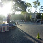 DL 5K  An empty Small World Plaza