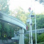 DL 5K Backstage at the intersection between Monorail and Railroad