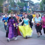 DL Half Marathon Runners Homage to Snow White