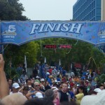 DL Half Marathon Finish Line