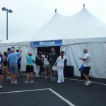 DL Half Marathon Massage tent