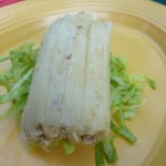 DL Tamales - the product before toppings