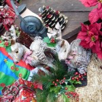 DL Rustic Holiday Decor - Bark deer