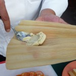 DL Tamales - spreading the masa