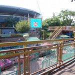 DL Autopia Boarding Area and Billboard