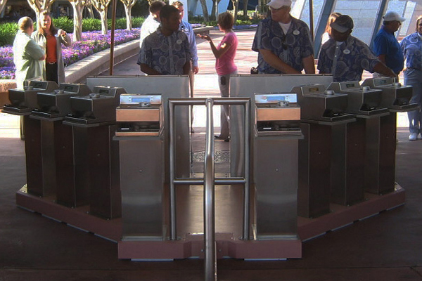 New Entrance Scanners at EPCOT