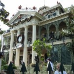 DL Haunted Mansion Holiday Building Facade