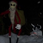 DL Haunted Mansion Holiday Jack and Zero Greeting