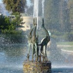 DL Walt's Grave Heron Fountain