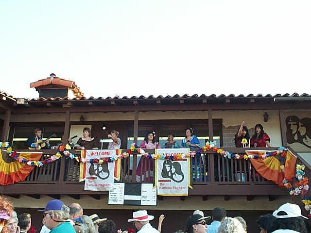 Ramona Pageant-greeting guests