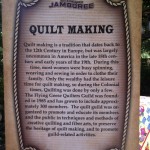 DL Big Thunder Jamboree Quilting sign