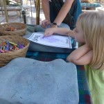 DL Merida Brave Meet and Greet Clan Stone Rubbings