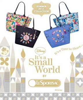 It S A Small World Collection By Lesportsac Debuts This Summer The Dis Unplugged Disney Podcast