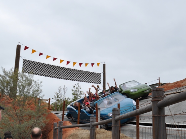 DL DCA Cars Land RSR Finish Line