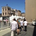 DL Movie Studio Tours Paramount between the Archive and Soundstage 14 to NY Street