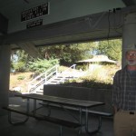 Nik gives a brief history of Mount Wilson and the observatories before beginning the walking portion of the tour.