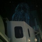 View of the Hooker Telescope from inside the dome