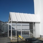 Entrance to the observation deck to see the Hooker Telescope