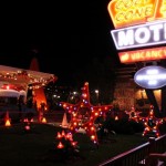 DL DCA Holiday Cozy Cone at night