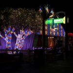 DL DCA Holiday Sarge's at night